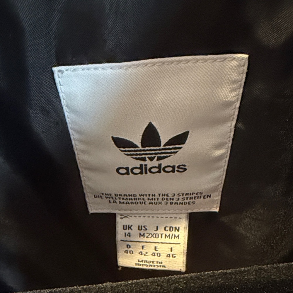 adidas Originals Black Bomber Jacket - Picture 3 of 3